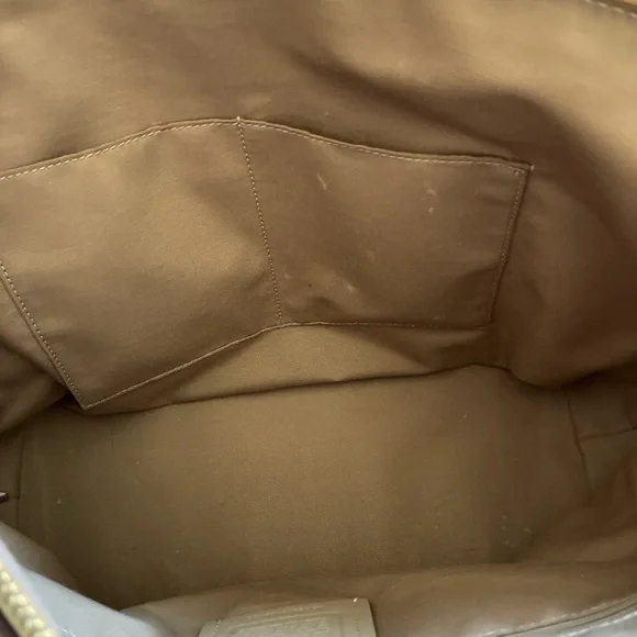 Coach Tote Bag with Strawberry Design - Tan and Pink - Picture 4 of 6